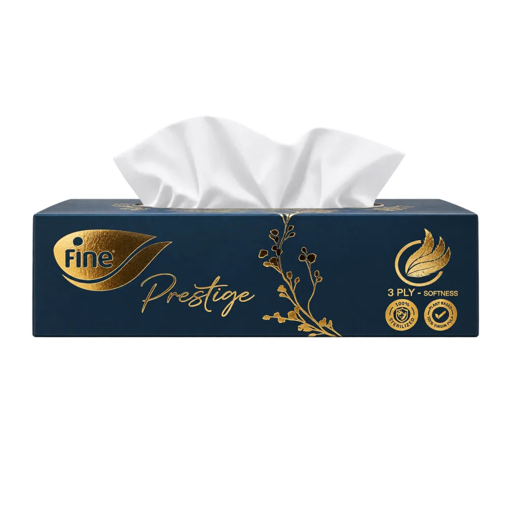 Fine Facial Tissue Prestige 90x3 plies (Carton of 1X16)