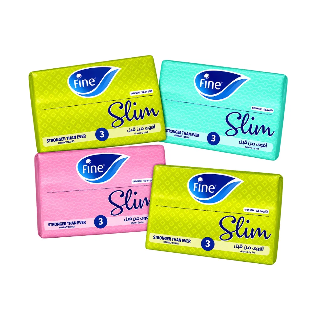 Fine Facial Tissue Slim Pack 40x3 Plies (Carton of 1x60)