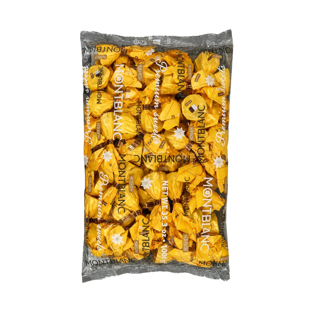 [4212] Roshen (3584) Mont Blanc Sweets wt Chocolate & Sesame 1kg