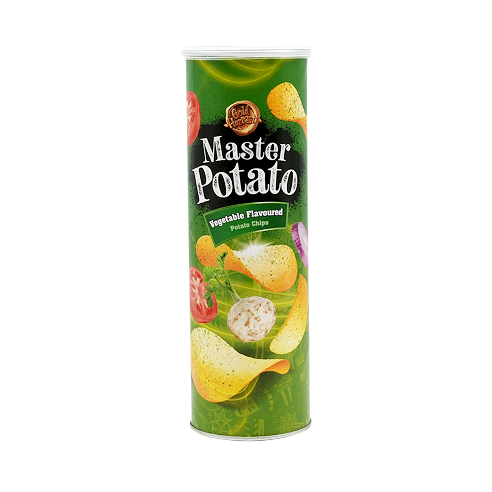 Master Potato Veg Flav Potato Chips 160gr