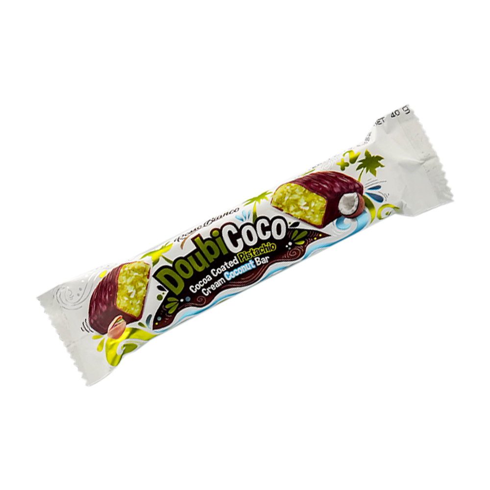 Rosso Bianco Doubicoco Pistachio Coconut Bar 40g