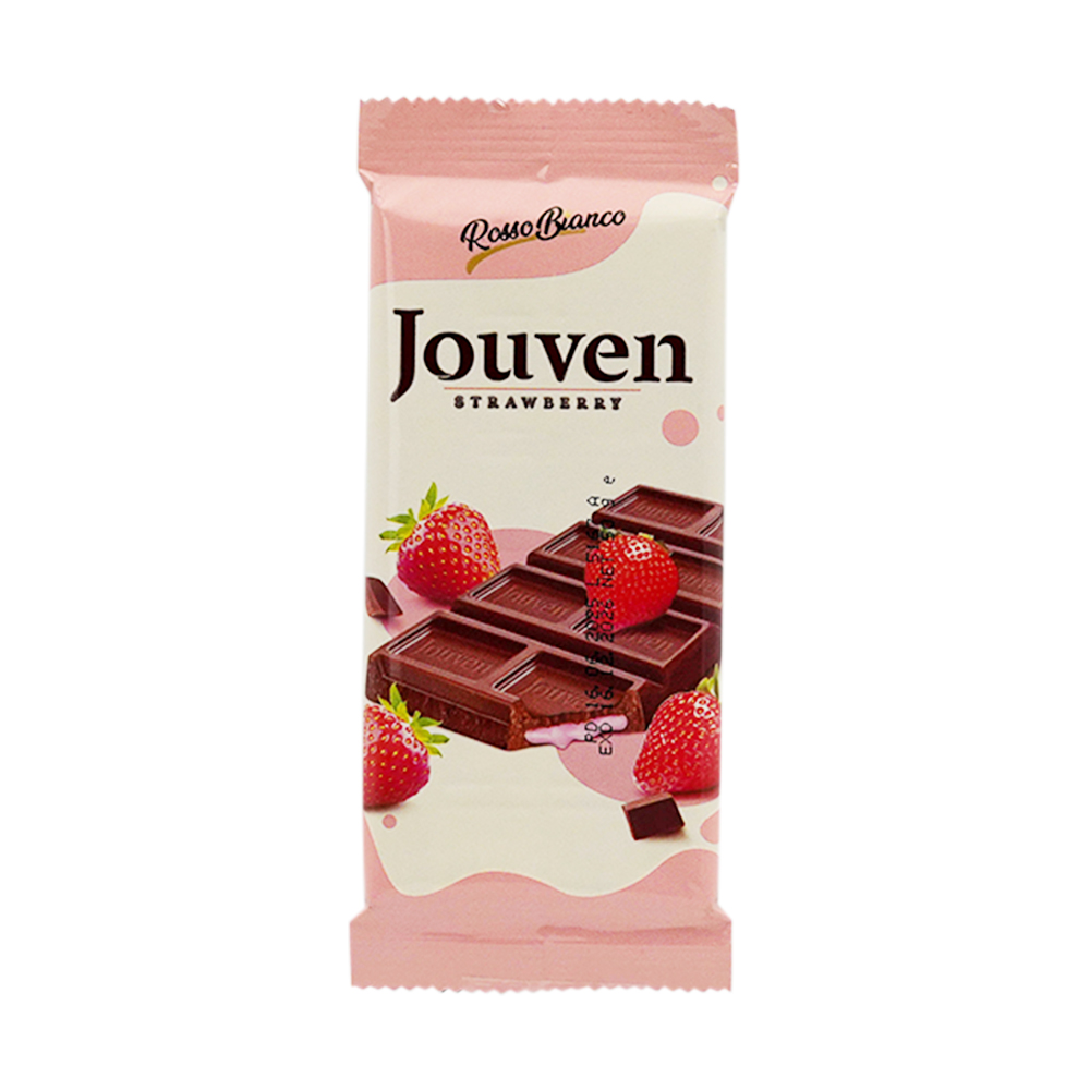 Rosso Bianco Jouven Strawberry Chocolate 50g