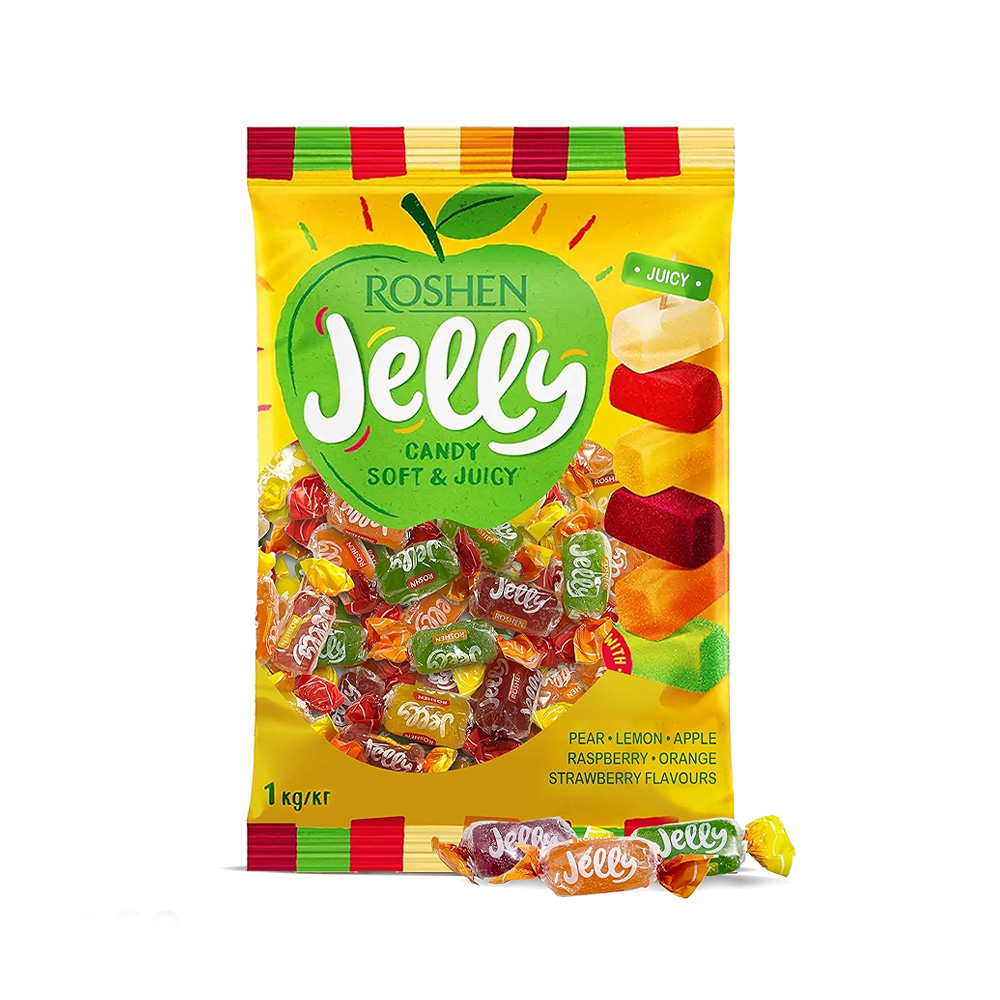 Roshen (1948) Jelly Mixed Fruit Flavoured Jelly Sweets 1kg