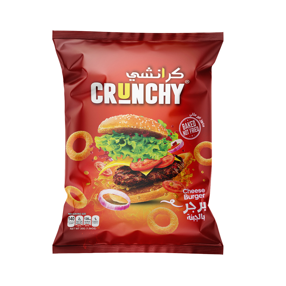 Crunchy Cheese Burger Corn Snacks 30g