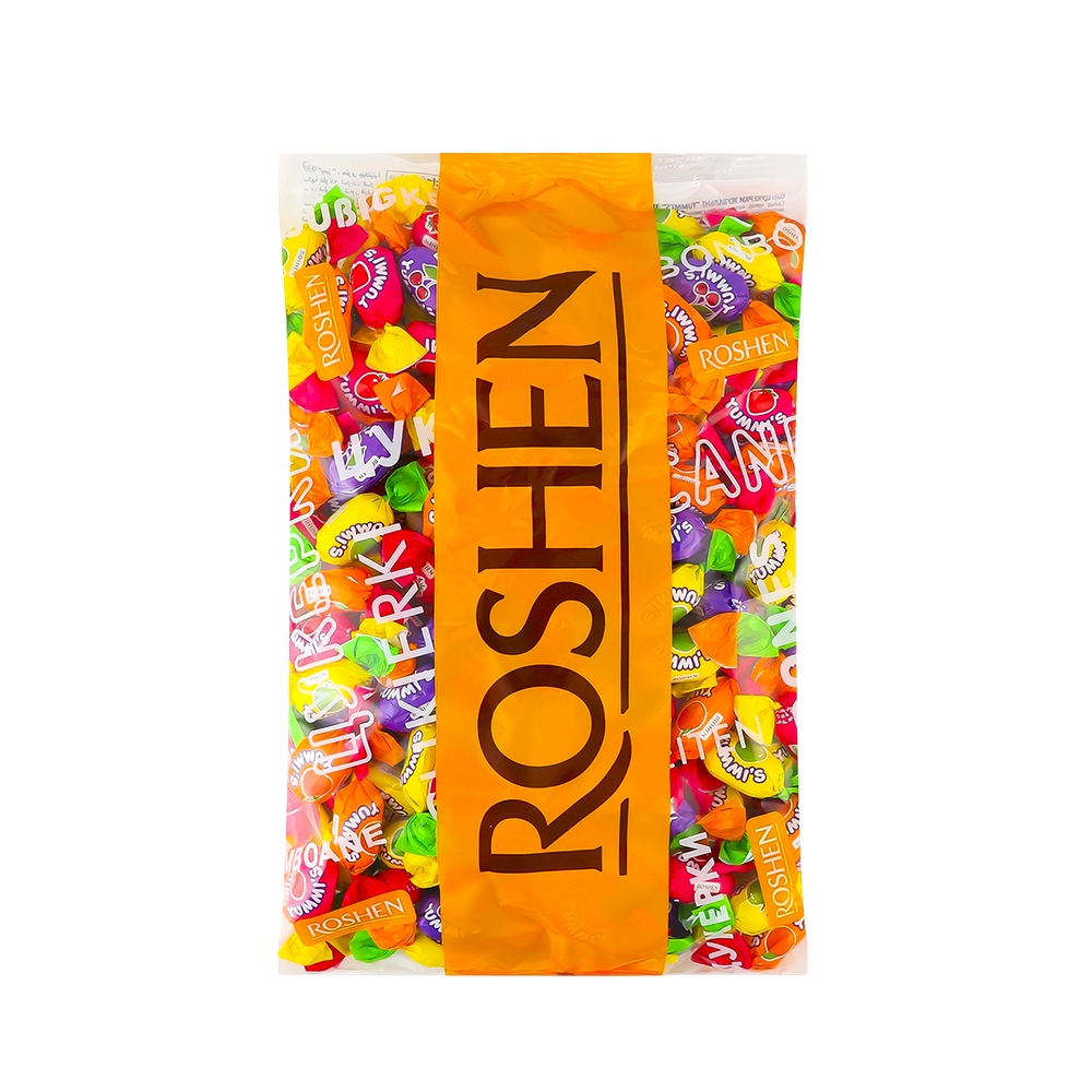 Roshen (5472) Yummi's Chewy Toffee wt Fruit Flav 1kg