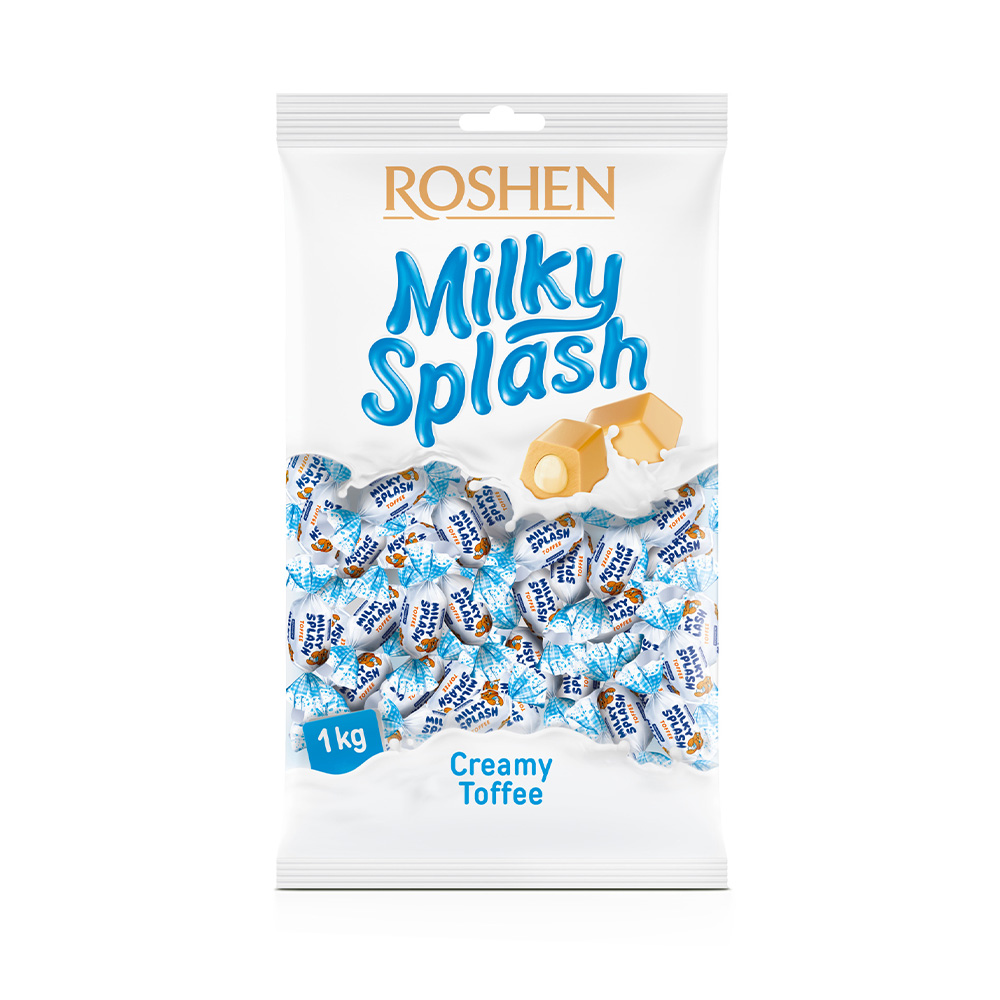 [3396] Roshen (8803) Toffees Milky Splash 1kg