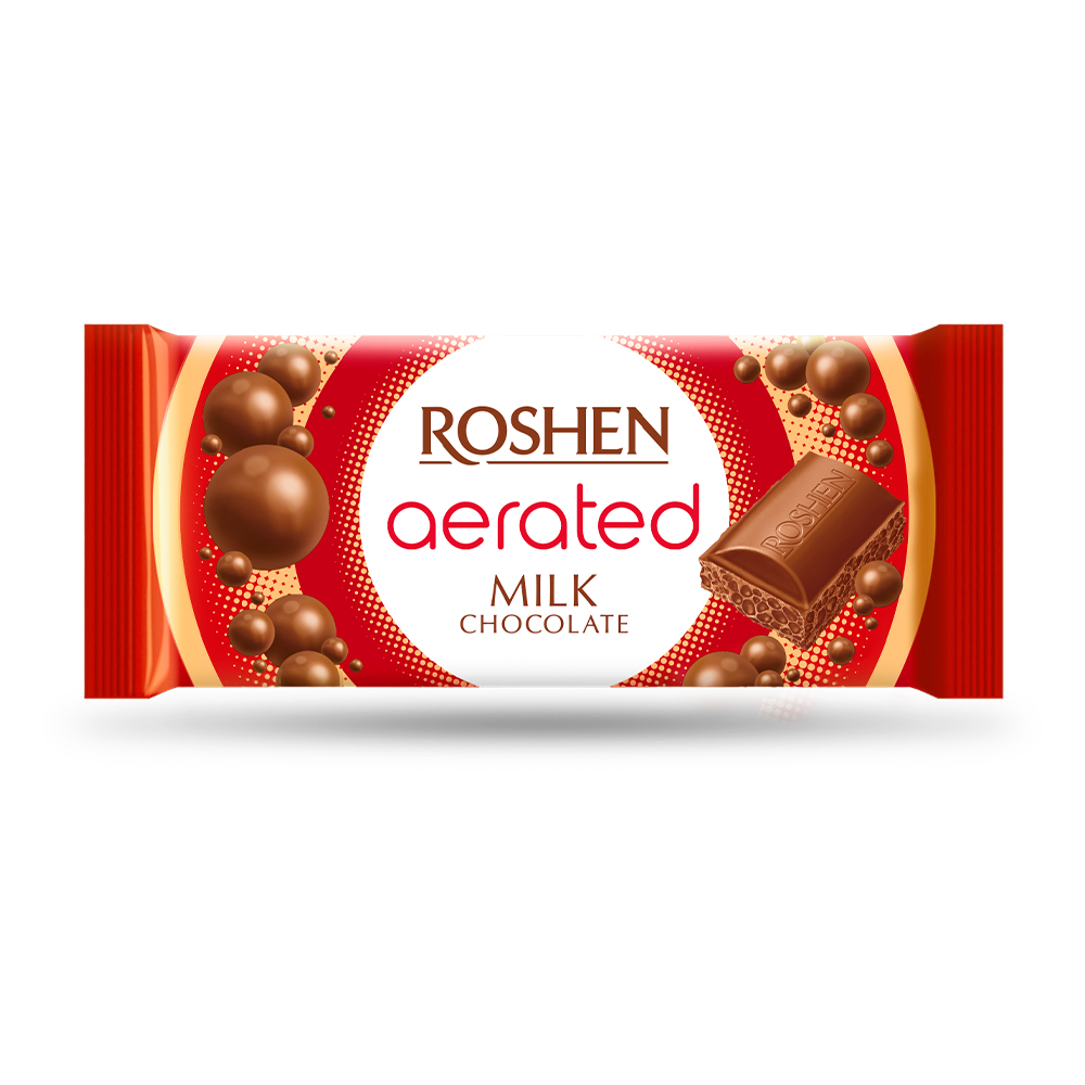 Roshen (6234) Aerated Milk Chocolate 80g
