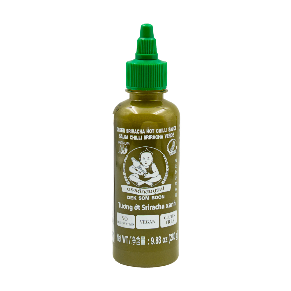 DSB Green Sriracha Hot Chilli Sauce GF (3No) 280g