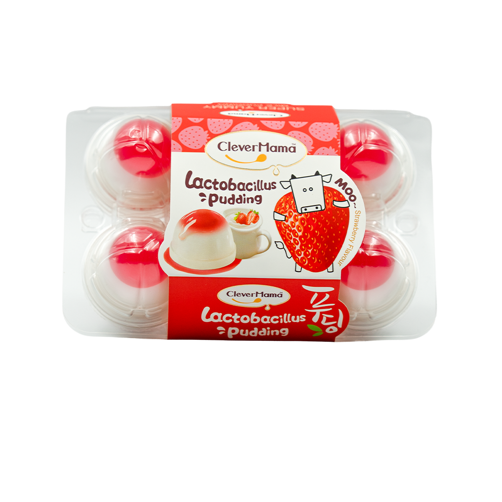 Clever Mama Lactobacillus Pudding Strbry Flav 230g