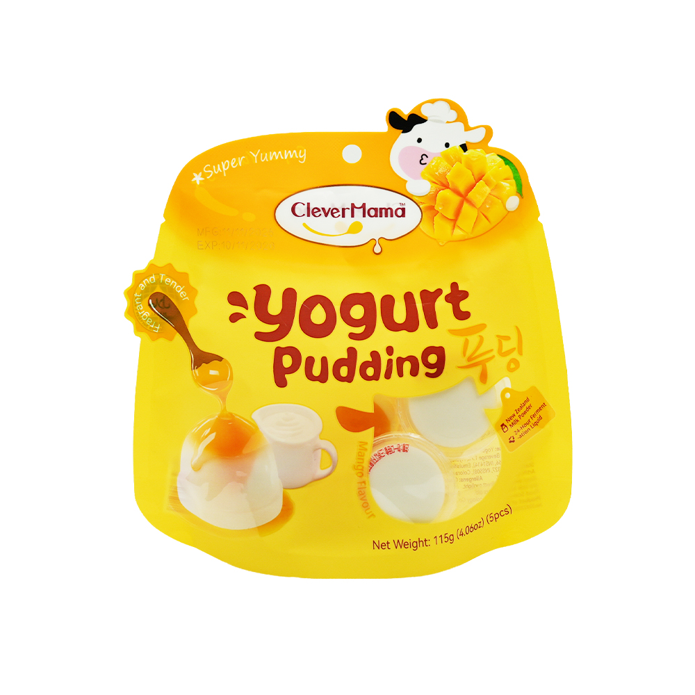Clever Mama Yogurt Pudding Mango Flav 115g