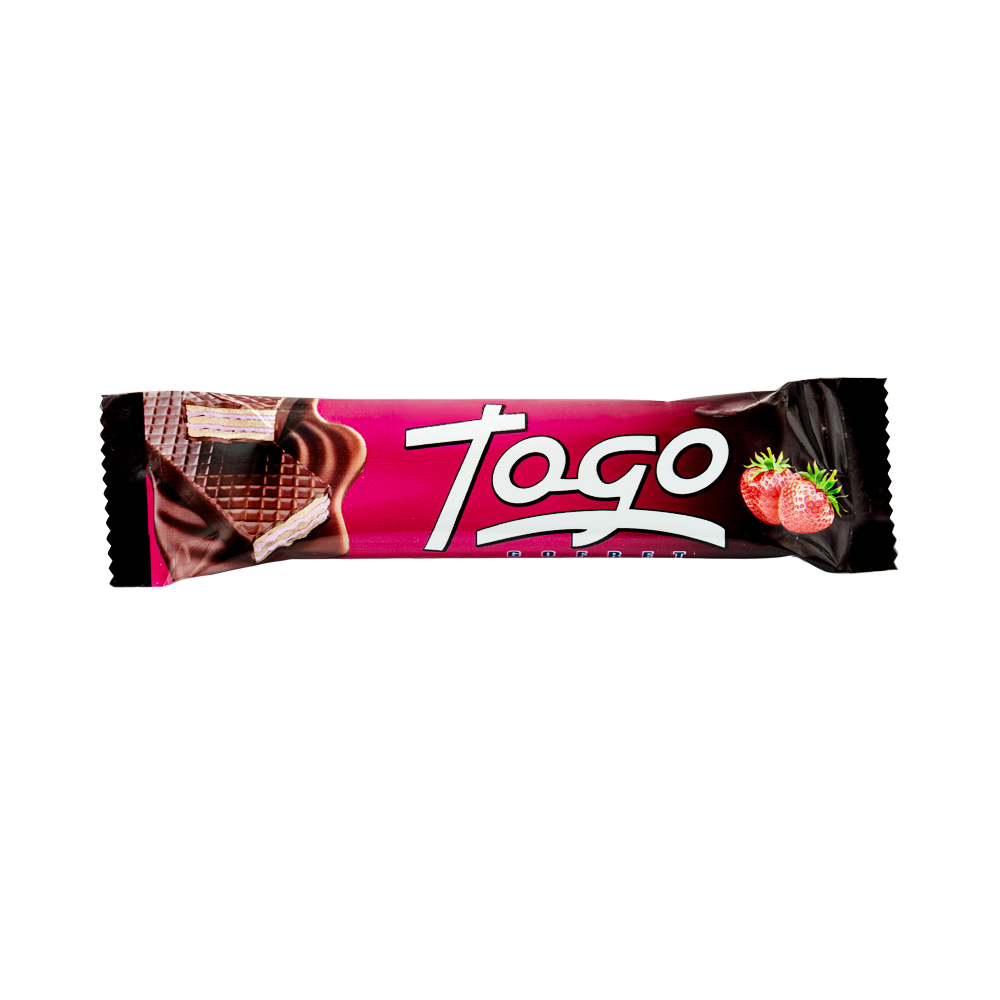 [3548] Togo Choc Coated Strawberry Flav Creamy Wafer 18g