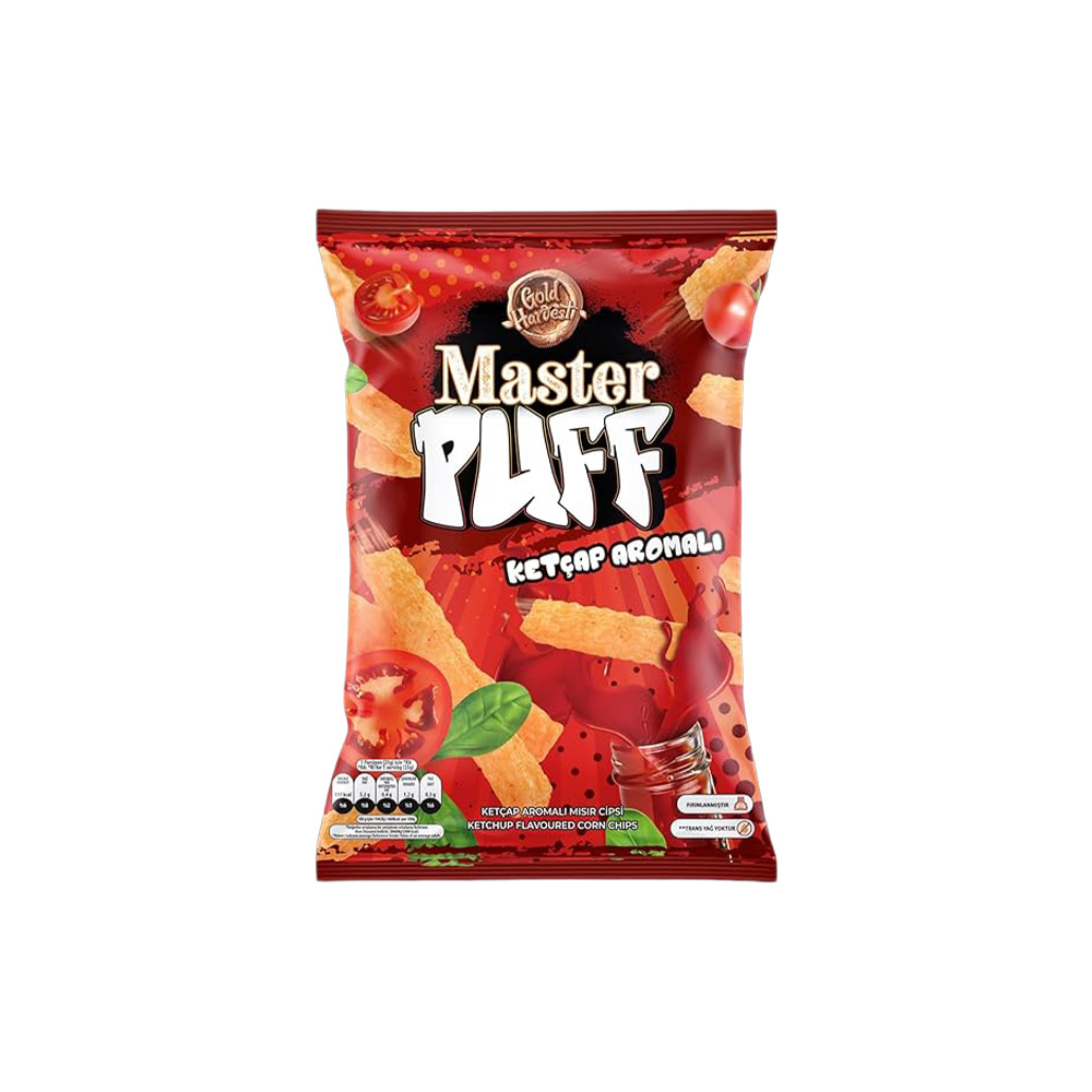 Master Puff Ketchup Flav Corn Chips 25gr