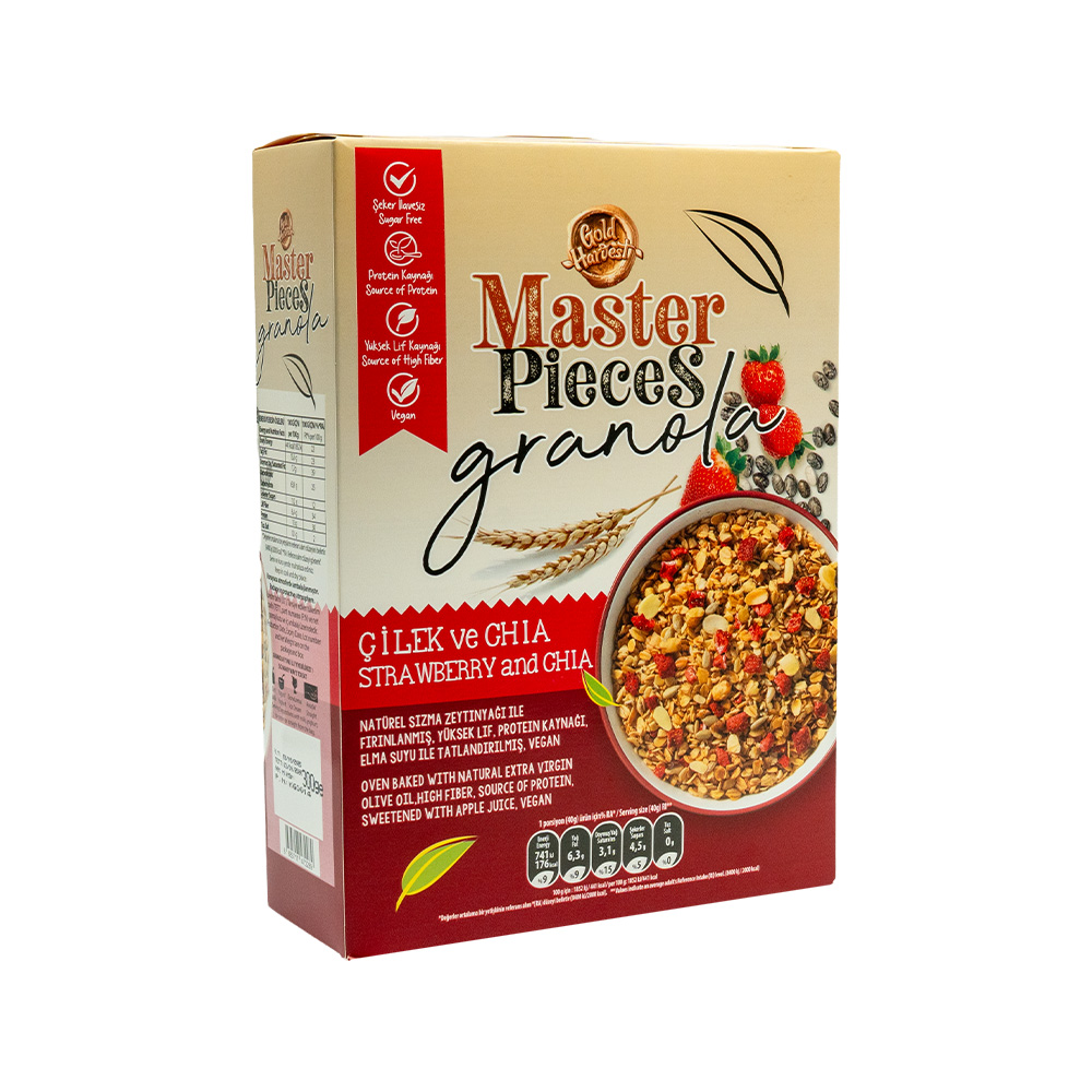 [3563] Master Pieces Granola Strawberry & Chai 300gr