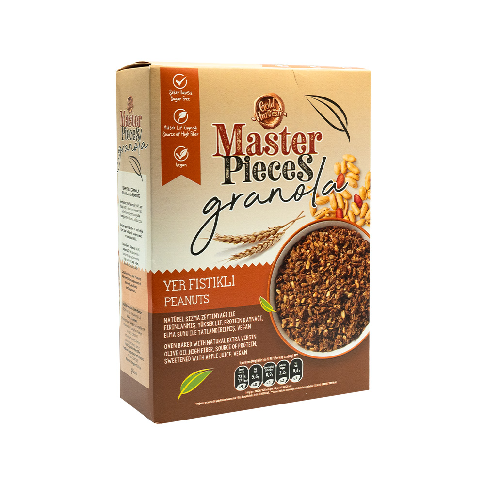 Master Pieces Granola Peanuts 300gr