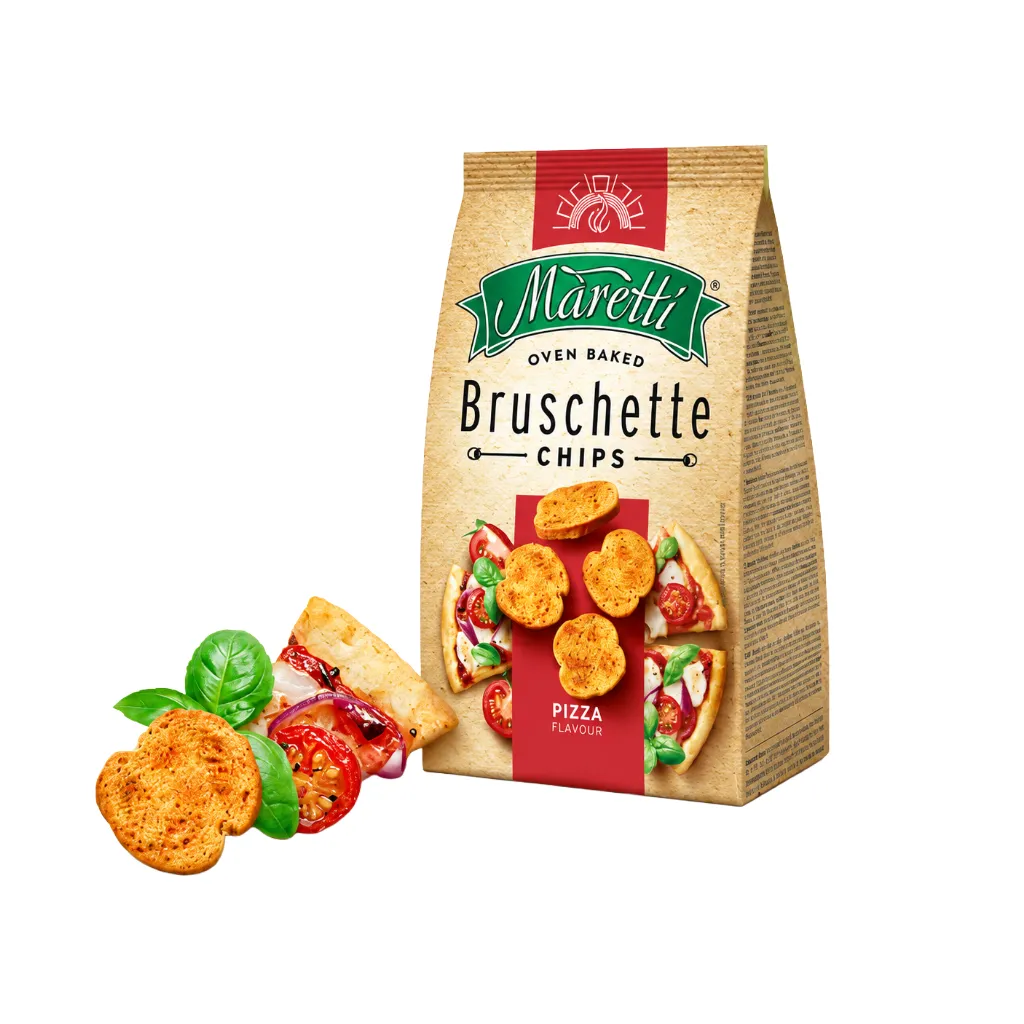 Maretti Bruschette Chips Pizza Flav 70gm