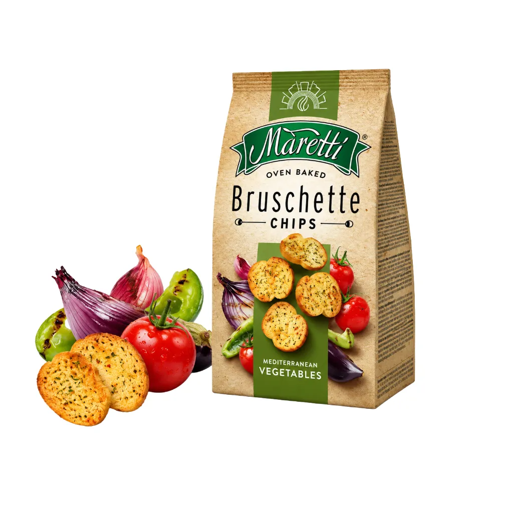 Maretti Bruschette Chips Veg Flav 70gm