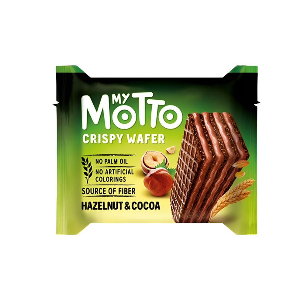 [3573] My Motto Hazelnut&Cocoa Crispy Wafer 30g