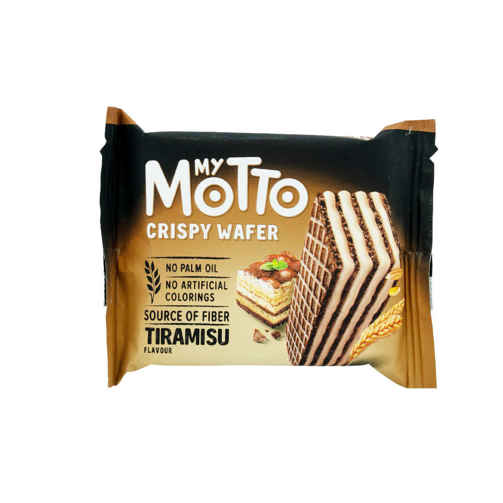 My Motto Tiramisu Crispy Wafer 30g