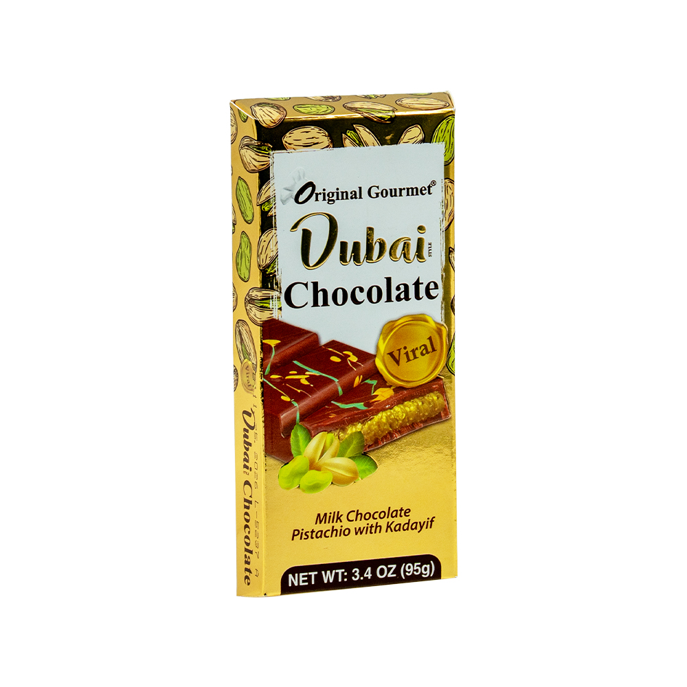 Dubai Chocolate wt Kadayif & Pistachio 95g