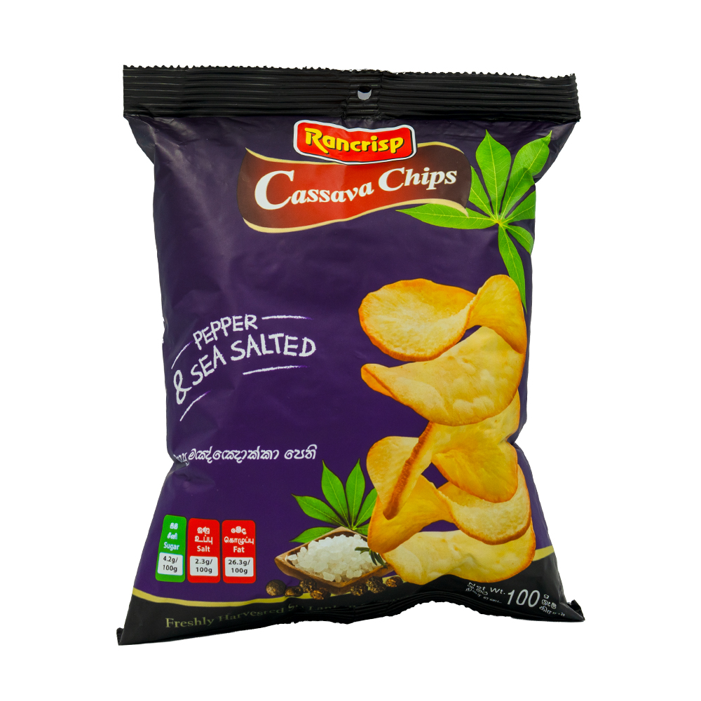 RC Cassava Chips-Salt & Pepper 100g