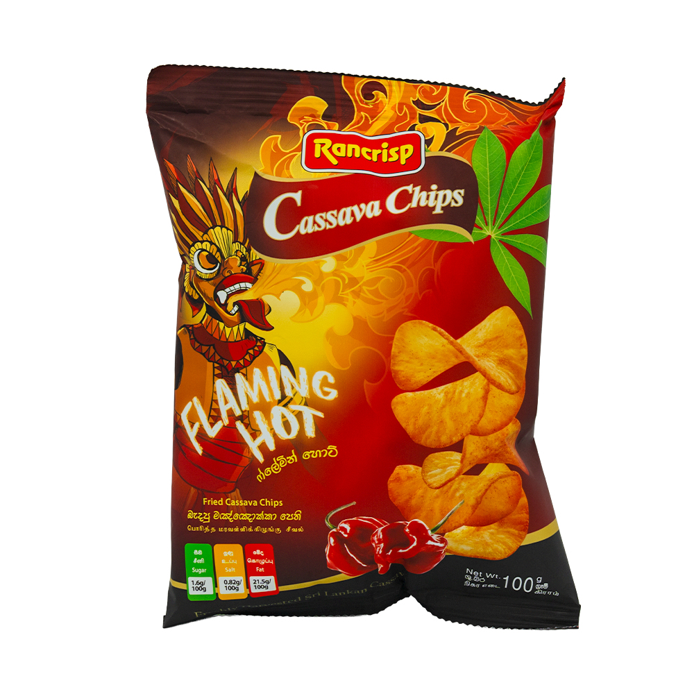 RC Cassava Chips-Flaming Hot 100g