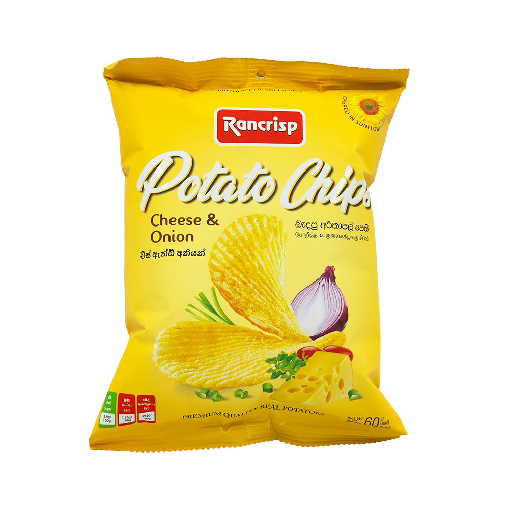 RC Potato Chips-Cheese & Onion 60g