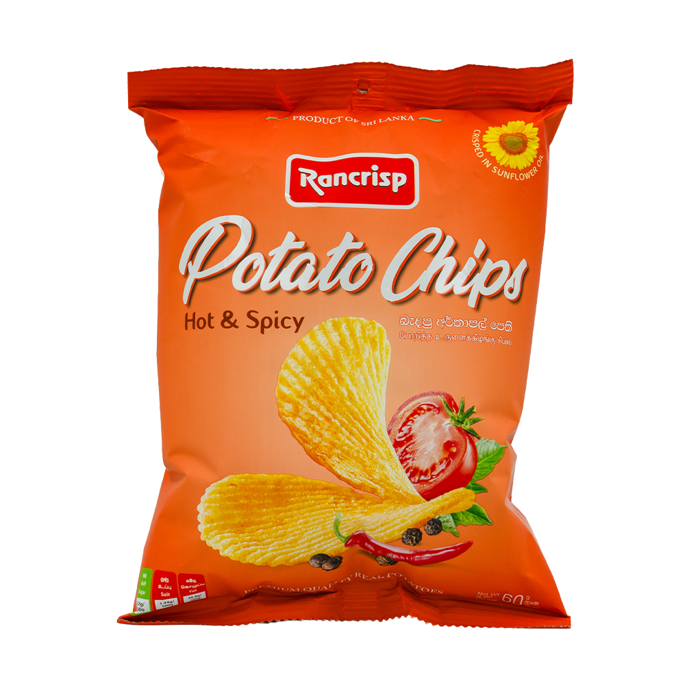 [3606] RC Potato Chips-Hot & Spicy 60g
