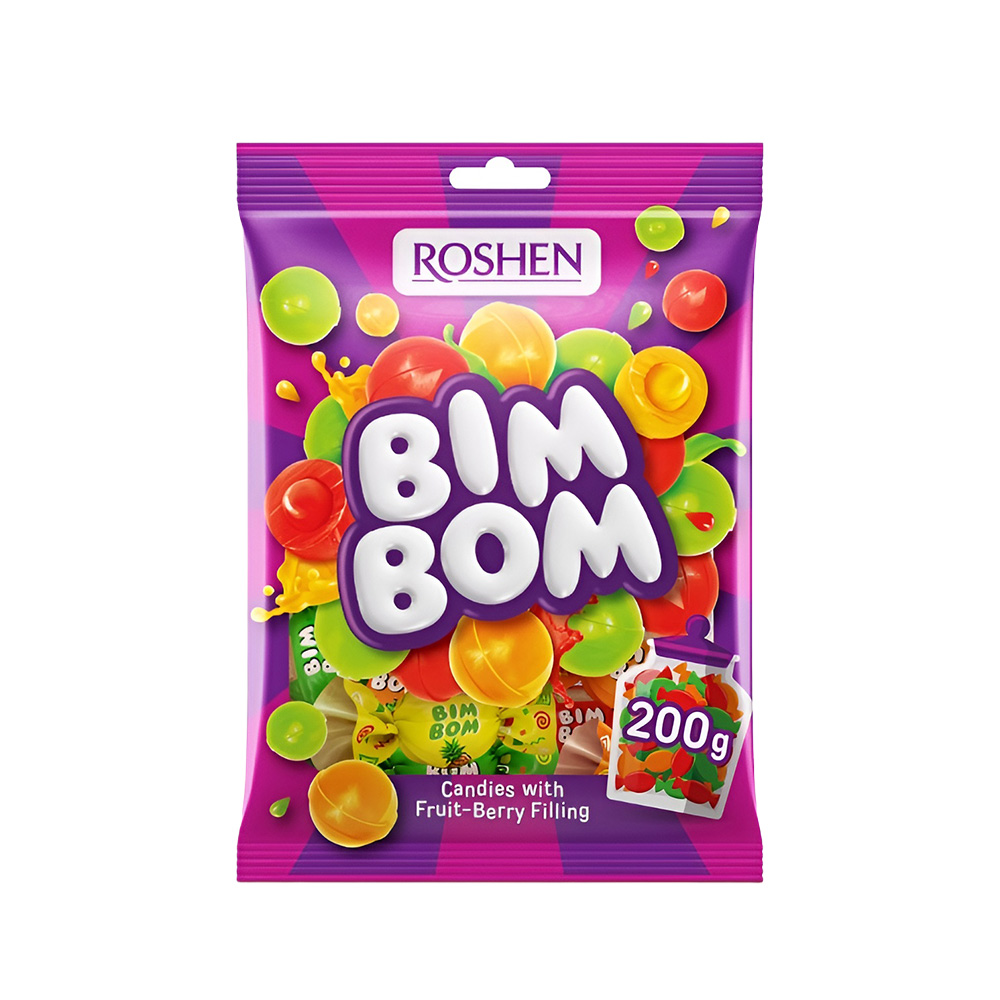 Roshen(3707) Bim Bom Hard Candies 200g
