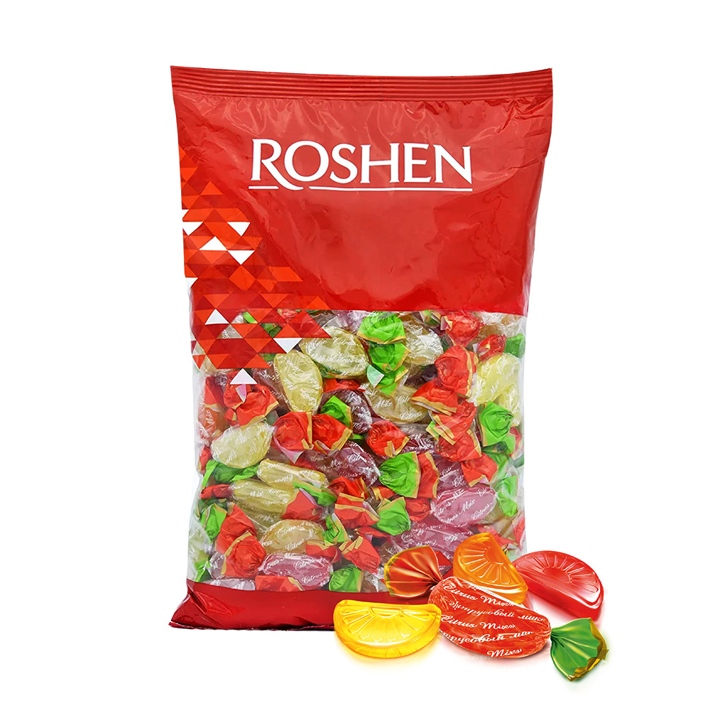 Roshen(4348) Citrus Mix Hard Candies  1kg