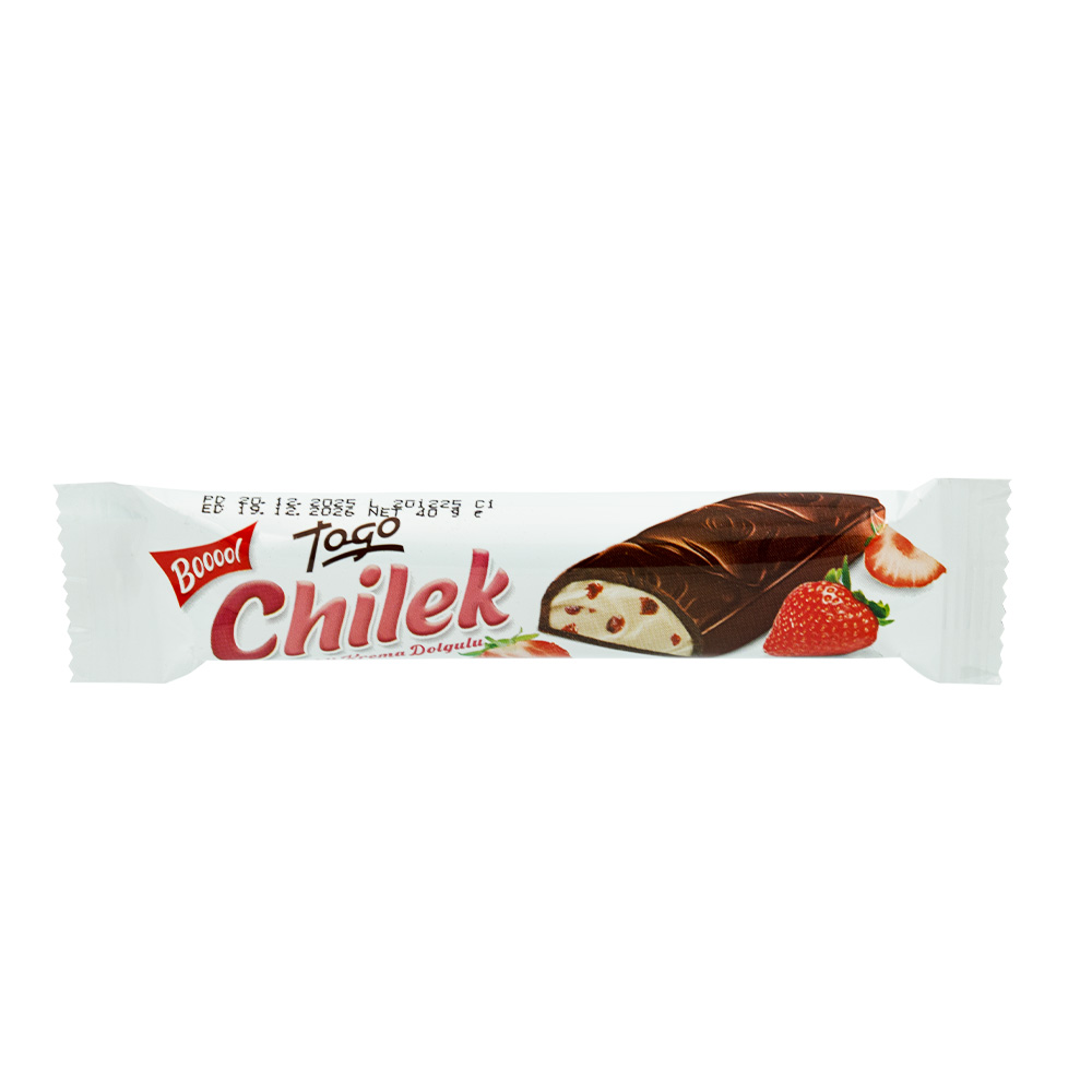 [3637] Togo Chilek Chocolate Strawberry Bar 40g