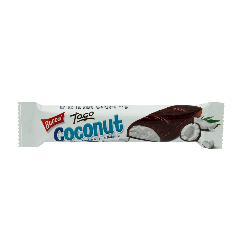 Togo Coconut Chocolate Flav Bar 40g