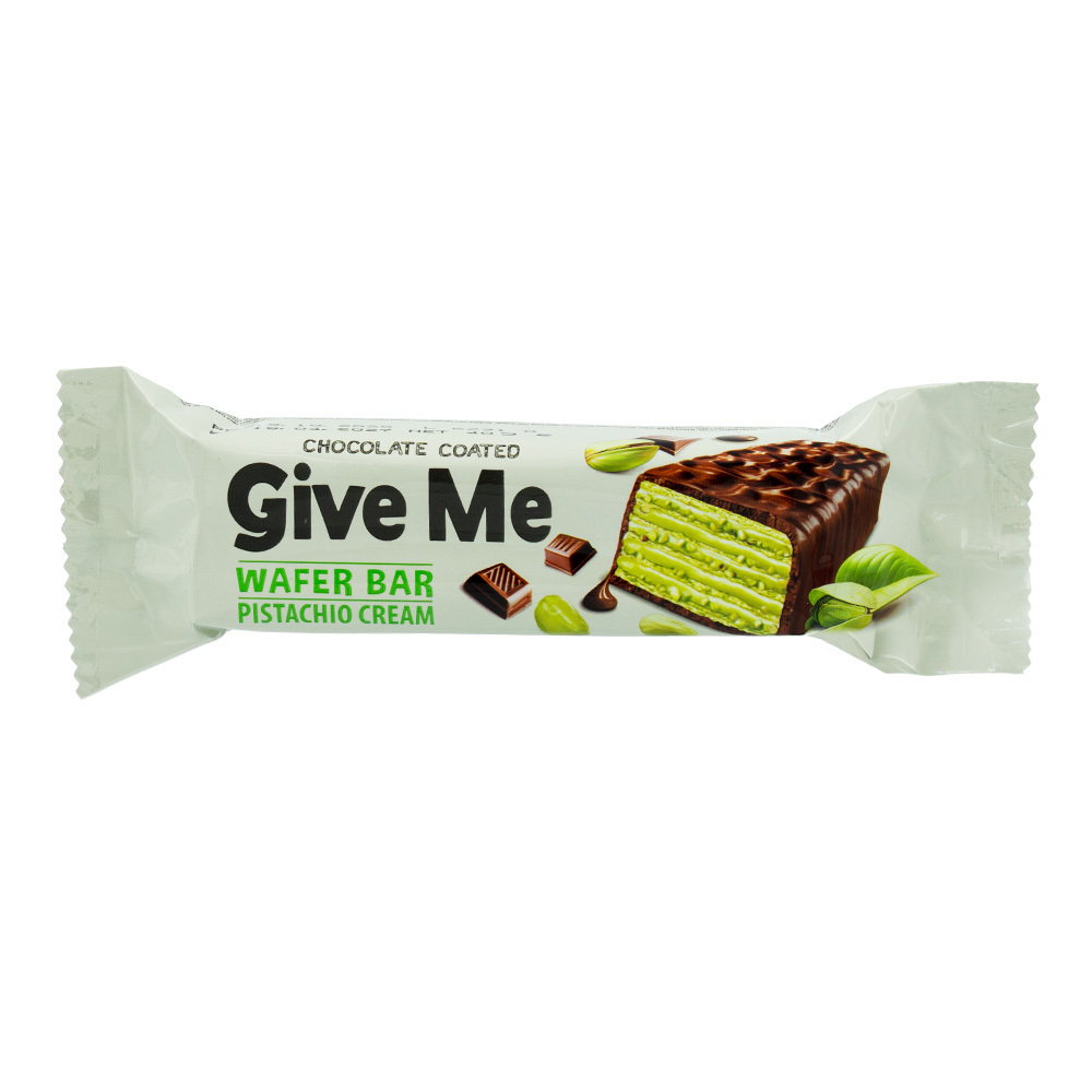 Give Me Wafer Pistachio Cream Bar 40g