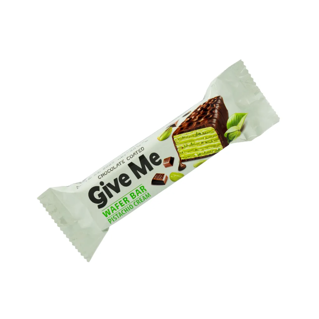 [3640] Give Me Wafer Pistachio Cream Bar 40g