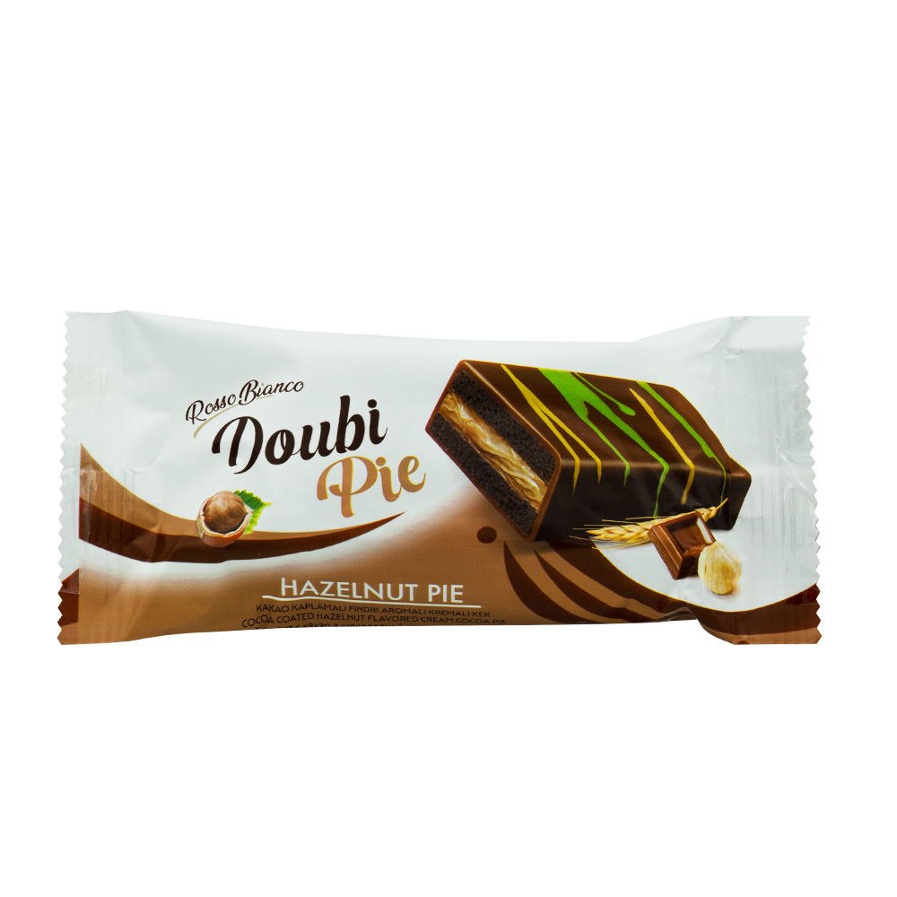 [3648] Rosso Bianco Doubi Pie Hazelnut Cake 40g
