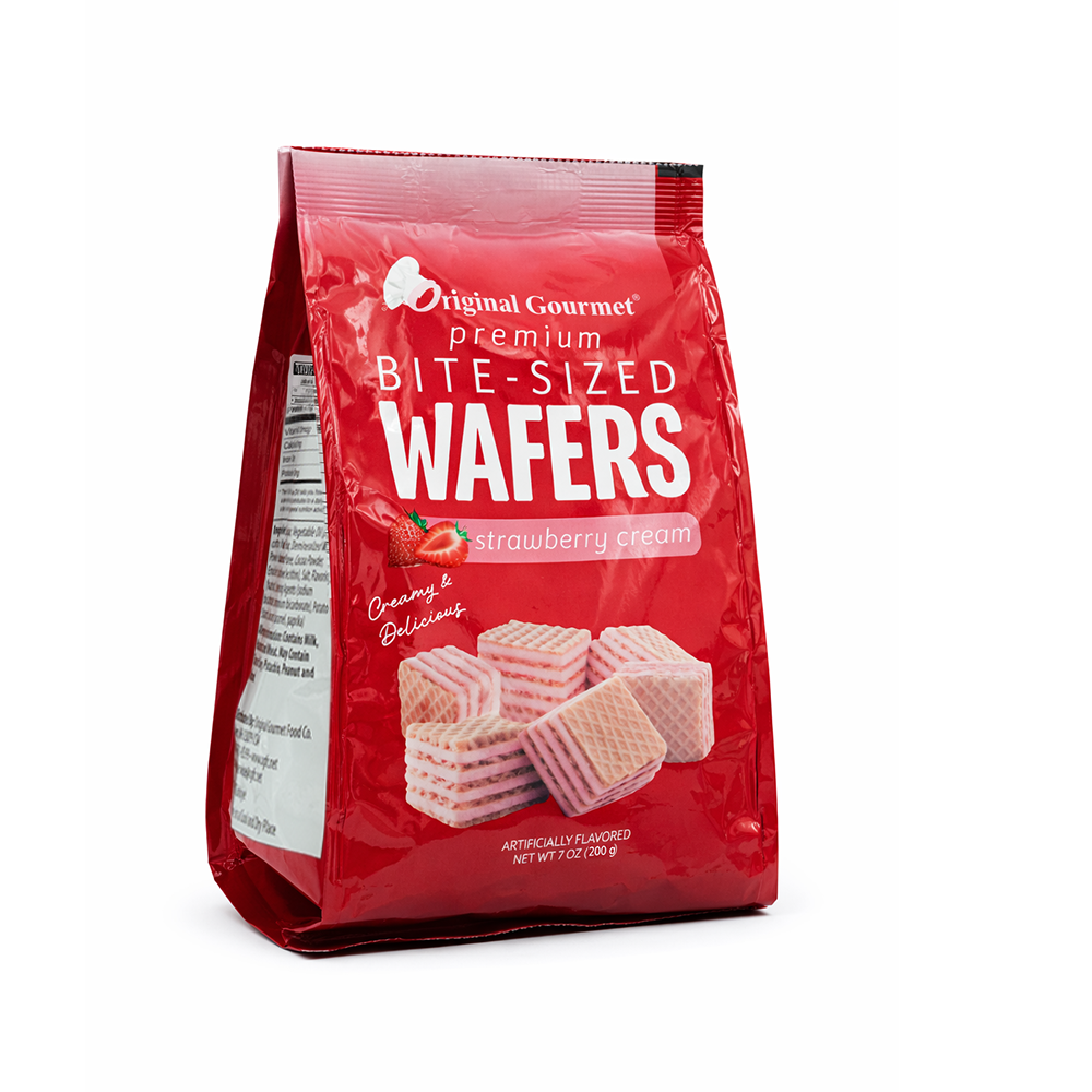 [3652] Original Gourmet Strawberry Cream Wafer 200g