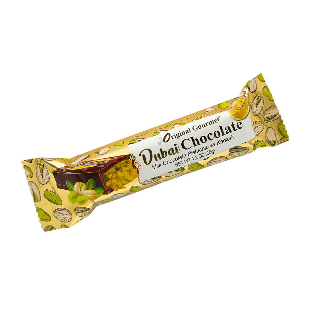 Rosso Original Gourmet Dubai Chocolate wt Pistachio/Kadayif 35g