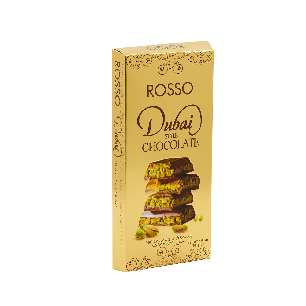 [3696] Rosso Dubai Chocolate wt Milk & Kadayif  200g
