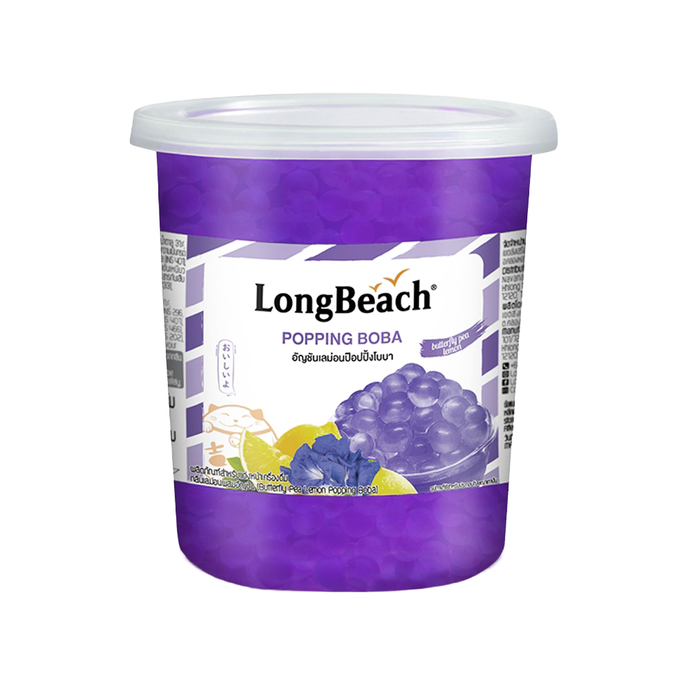 LB Butterfly Pea lemon Popping Boba 1000g