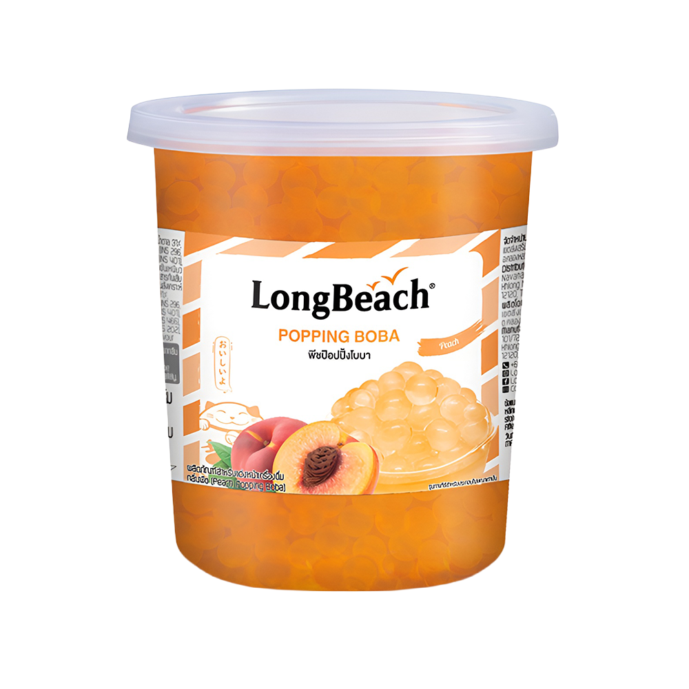 [3757] LB Peach Popping Boba 1000g