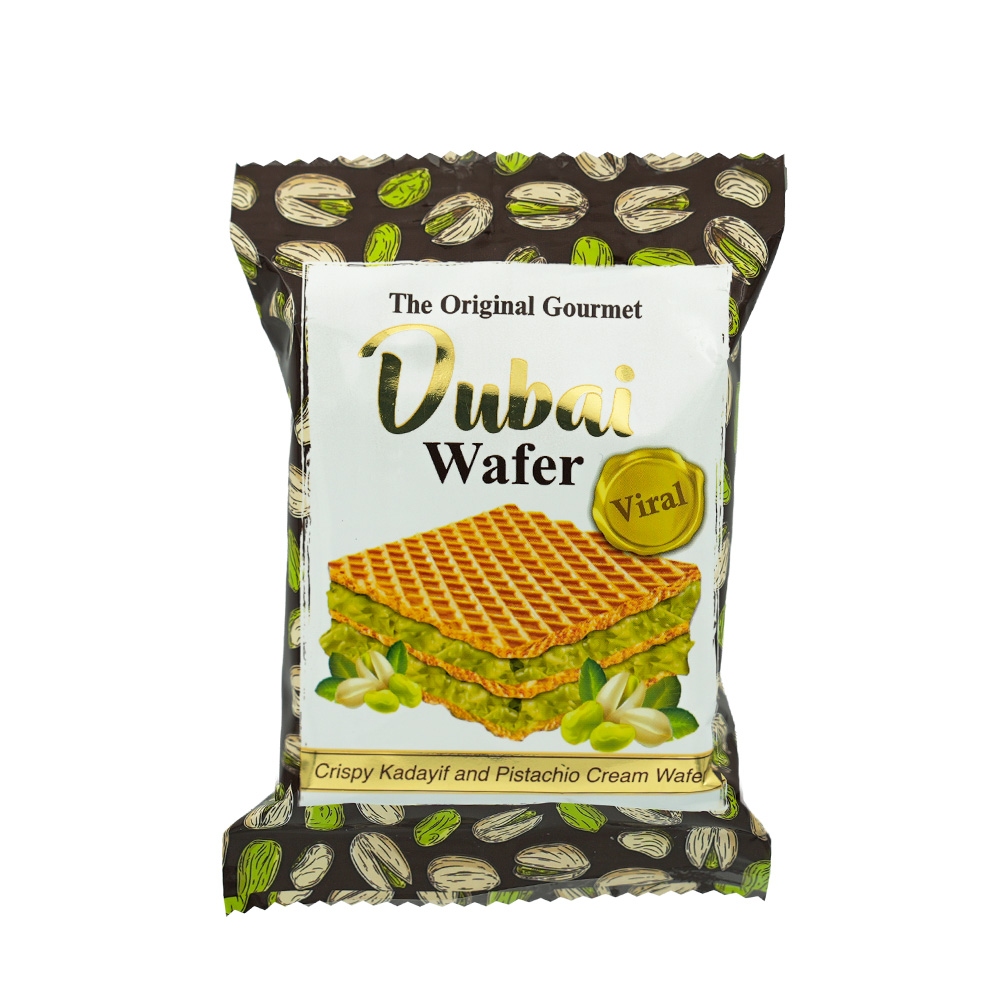 [3780] Original Gourmet Dubai Wafer wt Kadayif & Pistachio 36g