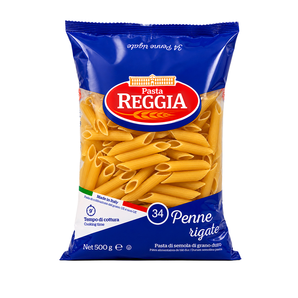 [3804] Reggia (30034) Penne Ziti Rigate Pasta 500g