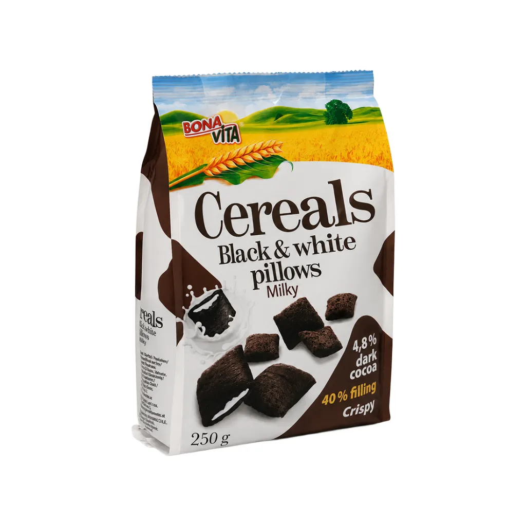 Bona Vita (3024) Black & White Pillows Milky 250g