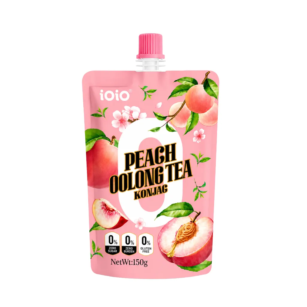[3858] iOiO Peach Oolong Tea Konjac Jelly 150g (0 Sugar)