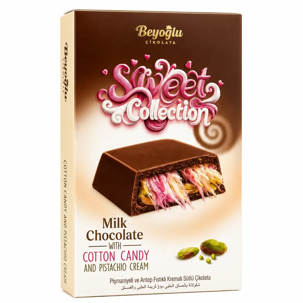 [3870] Beyoglu Sweet Collection Milk Cht wt Cttn Cndy & Pstch Crm 30g
