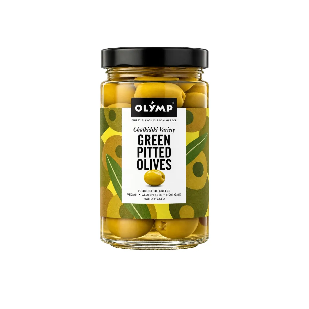 Olymp Green Pitted Olives 320g