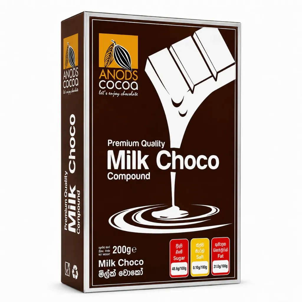 [3907] Anods Cocoa Milk Choco Compound 200g