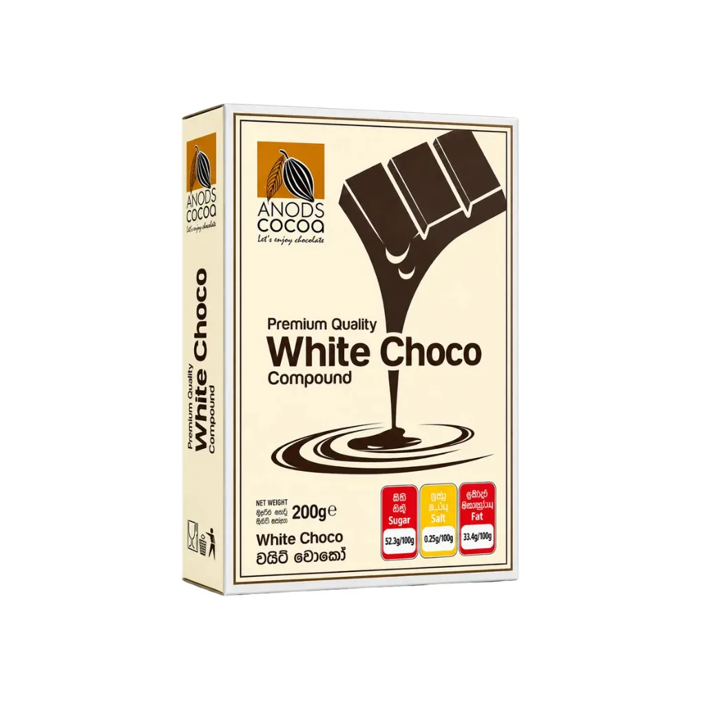 Anods Cocoa White Choco Compound 200g