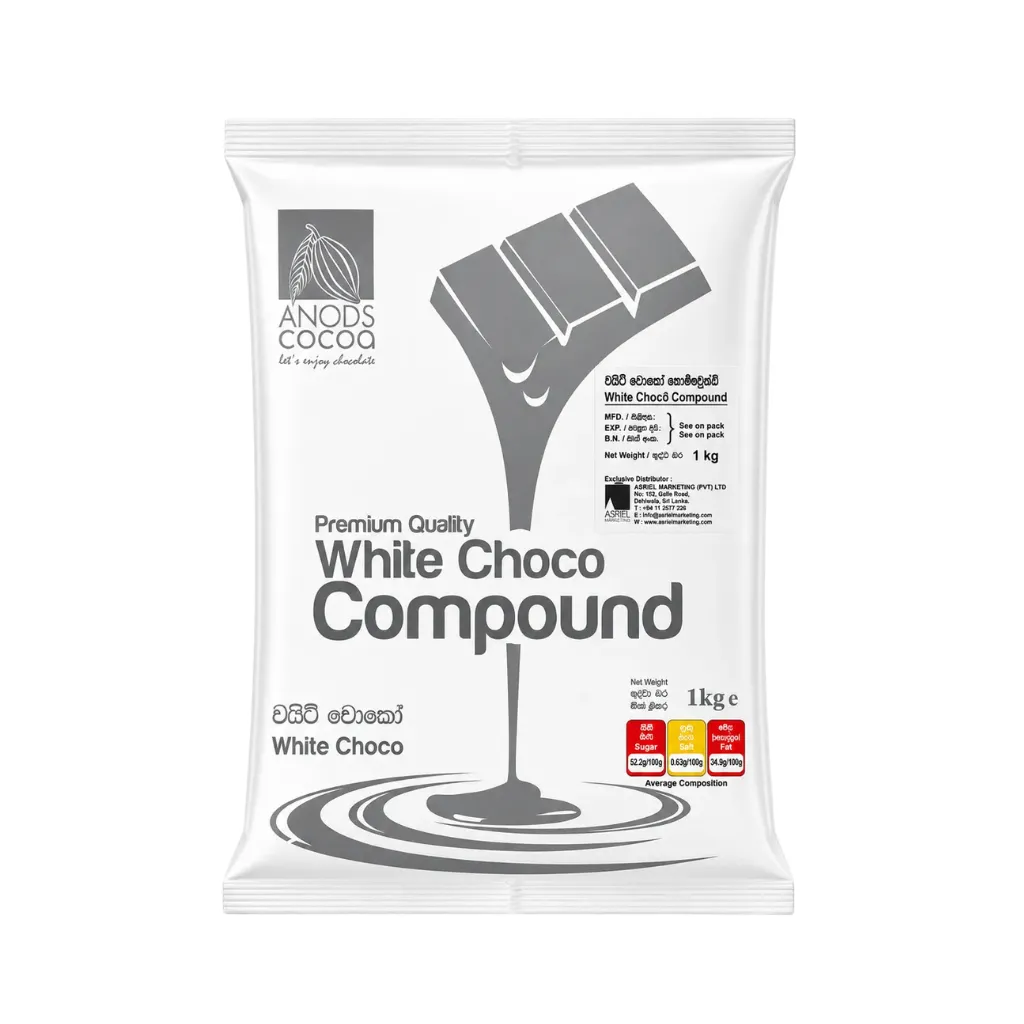 Anods Cocoa White Choco Compound 1kg
