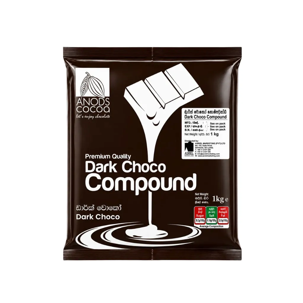 Anods Cocoa Dark Choco Compound 1kg