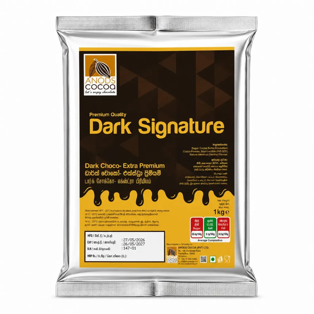 [3931] Anods Cocoa Dark Singature Extra Premium 1kg